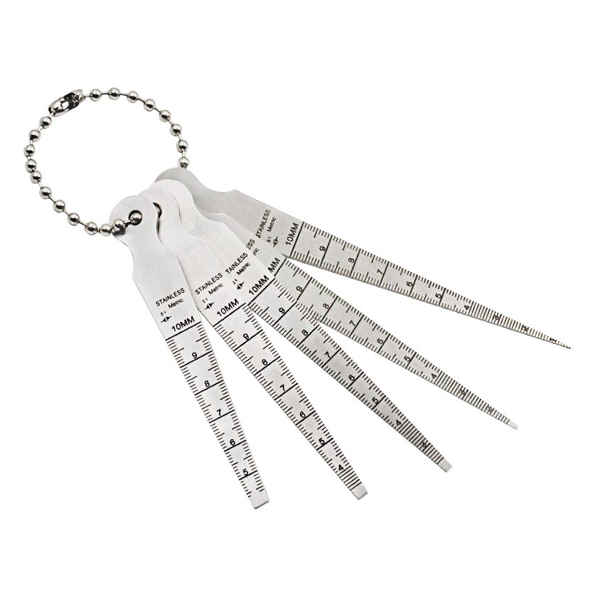 Датчик зазора щуп из нержавеющей стали Высокоточный конический ДАТЧИК ОТВЕРСТИЯ треугольный Клин щуп датчик 1-10 мм