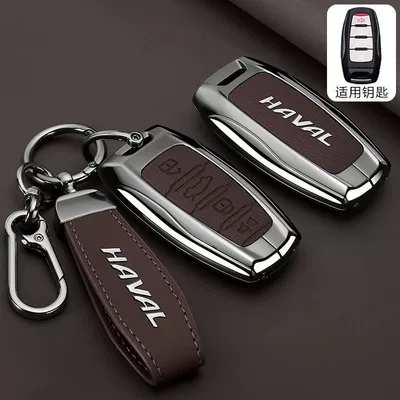 H2 Male, Car key bag - bright-model-haval-a-model-4-buttons-brown-short-rope-buckle
