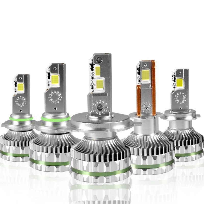 Cross-border exclusive four copper tube 150W high-power car LED headlights h7 h4 LED high/low beam car modification lamp