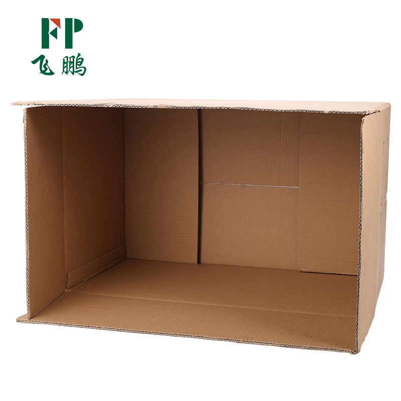 源头工厂五层EB瓦平口箱 特硬外箱专用加厚纸箱 工业物流打包箱子