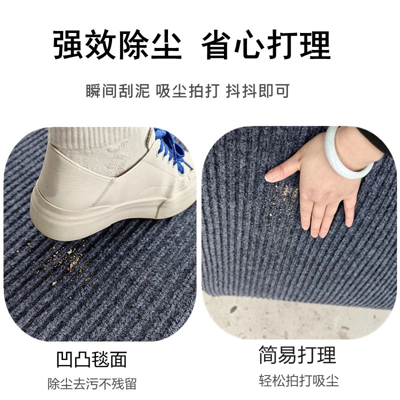 Entrance Door Mat Household Kitchen Anti-Slip Mat Bathroom Door Absorbent Door Mat Entrance Carpet Door Mat