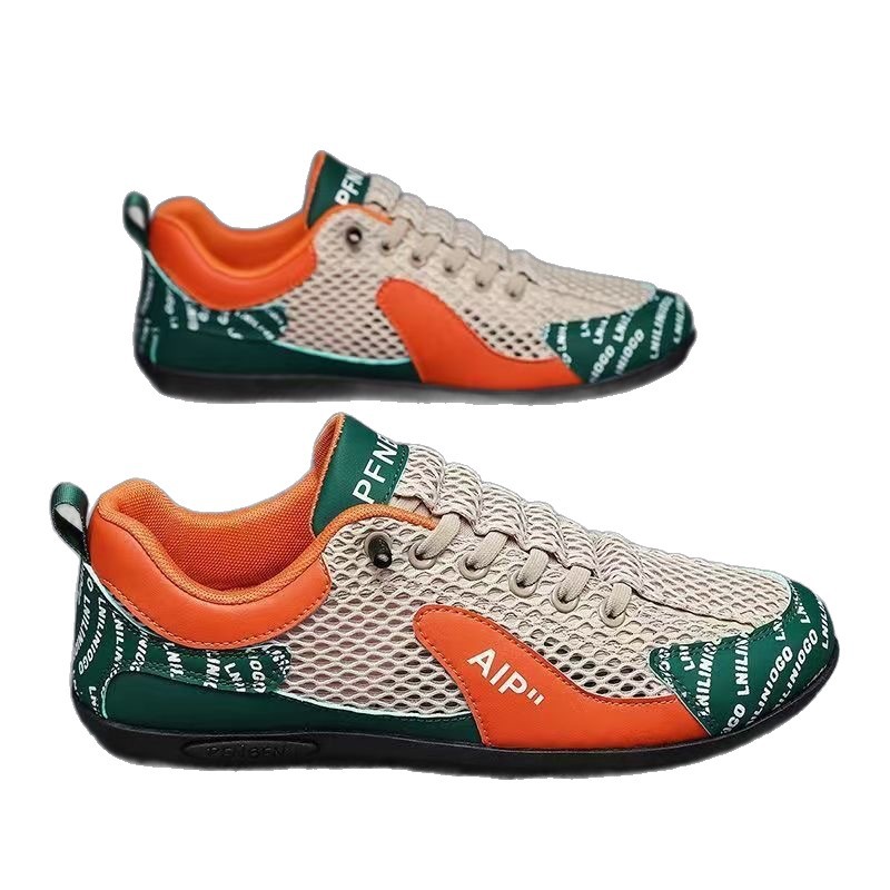 2026 Summer New Breathable Mesh Casual Sports Lightweight Soft Sole Trendy Color-Block Men's Shoes_vogvips.com