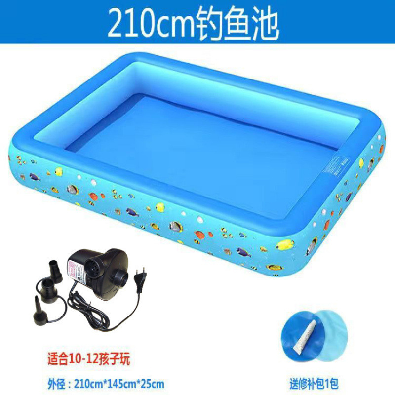 子供用釣り池磁気おもちゃセットスクエアパーク屋台釣り厚みのあるプールショッピングモールインフレータブル釣り|undefined