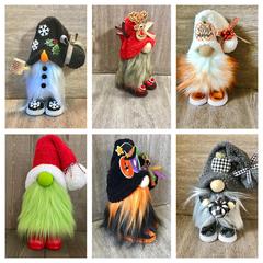 Cross-border Bestselling New Faceless Doll 2022 Standing Pose BOO Plush Autumn Pumpkin Teddy Christmas Doll Wholesale