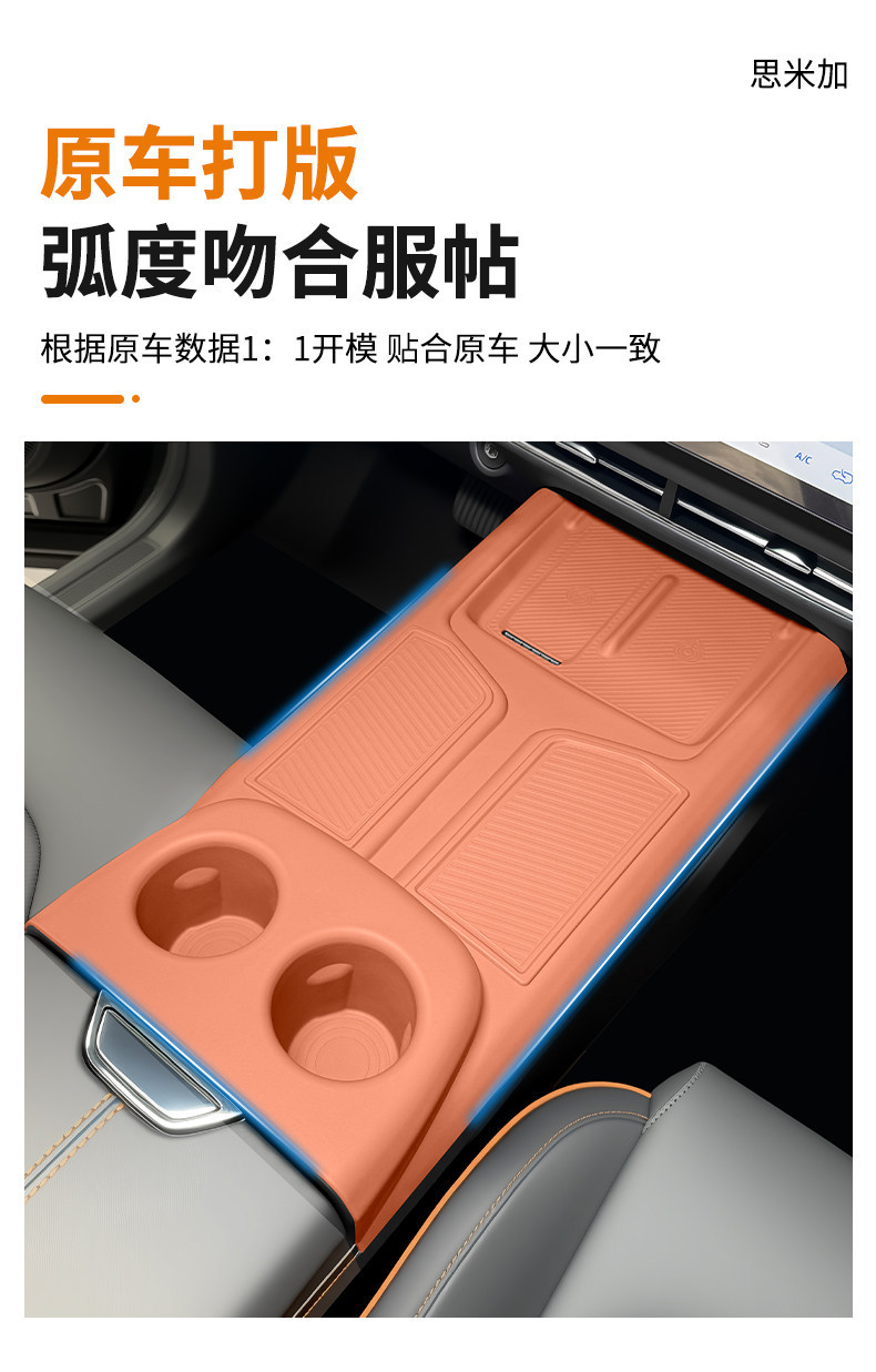 Suitable for 26 models of Changan UNI-Z, silicone protective mat for the central control panel, door window lift panel protective film, modification accessories
