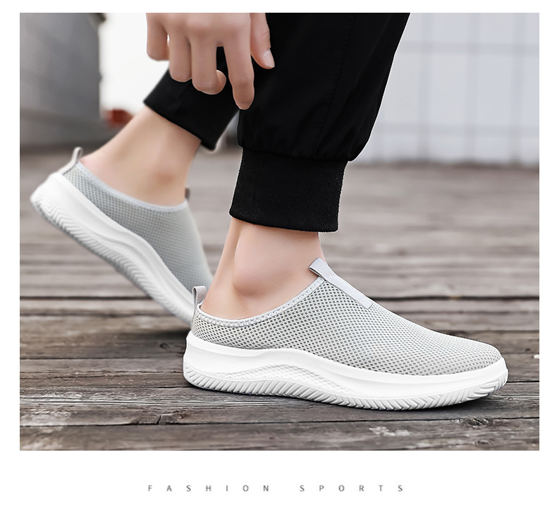 Summer New Breathable Sports Mesh Men's Large Size Outdoor Lightweight Running Shoes, Youth Slip-on Casual Shoes_vogvips.com