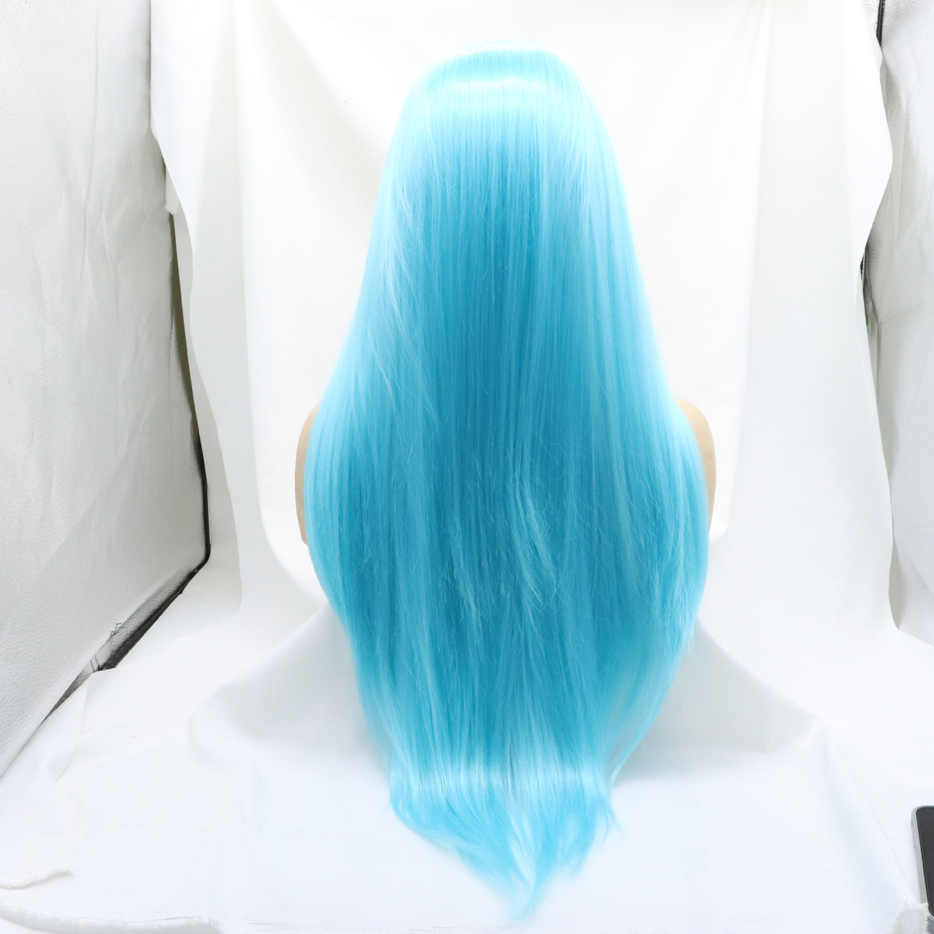 Europa y América NEWLOOK Front encaje moda nuevo cabello largo trenza peluca transfronteriza Lace Front Wigs