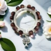 BA25 Money Tree Glass Bracelet
