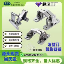 石材门合页铰链干挂重型铰链大理石暗装隐形门合页防火门三维合页