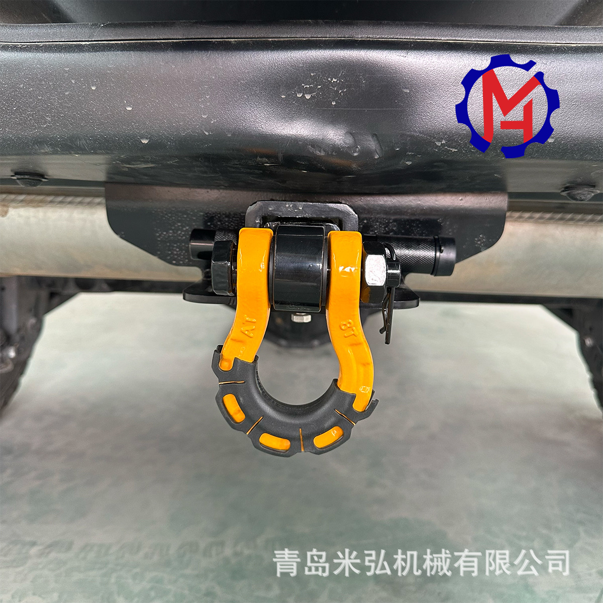 Manufacturer's Ready Stock Cross-Border Supply of 8t High-Strength Special-Shaped Forged Off-Road Vehicle Trailer Shackle Spray Plastic 3/4U-Shaped Hook