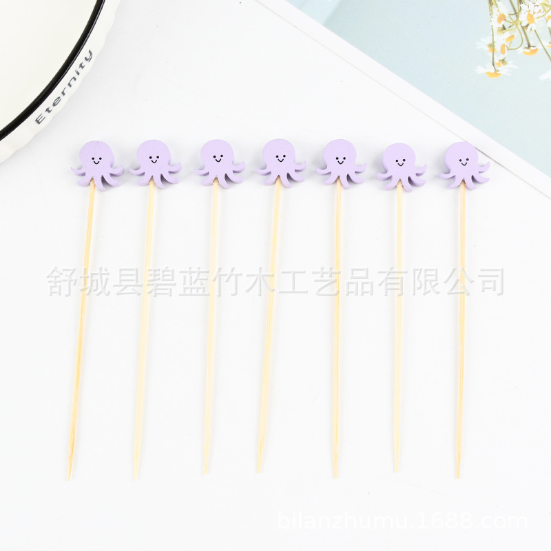 Fábrica de horquilla de fruta Wholesale   Pulpo púrpura fruta tijeras string