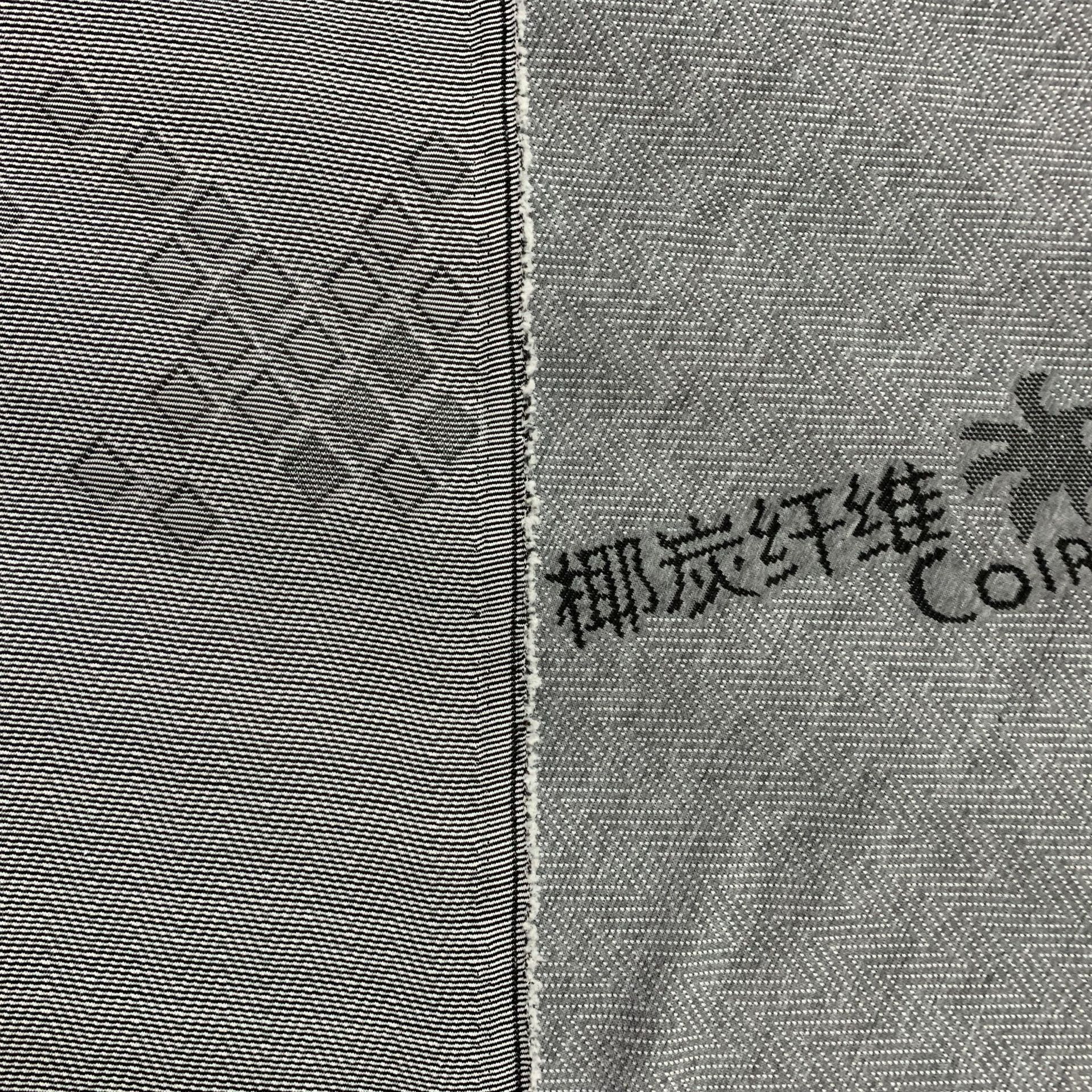 Fábrica de 180 gramos de lino gris fibra de coco tela de colchón se puede agregar fibra de coco tejido Jacquard tela de colchón