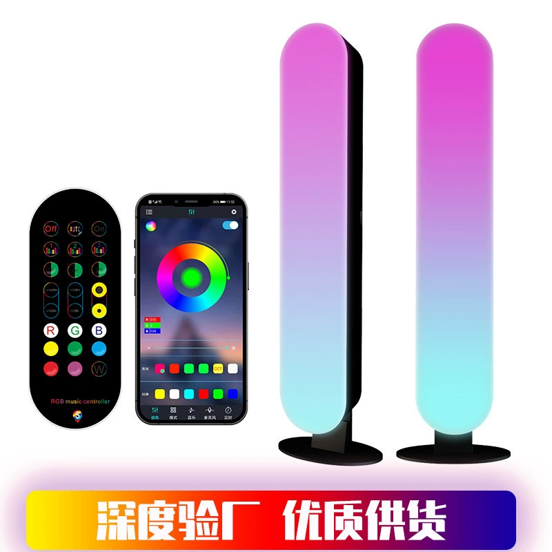 Популярный 24-кнопочный RGB свет с голосовым управлением для киберспорта, атмосферный настольный игровой свет 5V USB