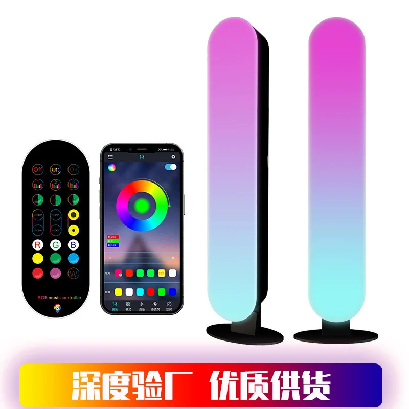 Популярный 24-кнопочный RGB свет с голосовым управлением для киберспорта, атмосферный настольный игровой свет 5V USB