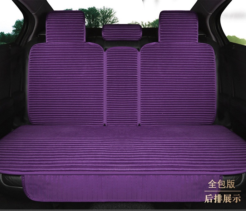 Suitable for all-season use, car seat covers, linen seat cushions, semi-enclosed seat pads, non-slip, full-coverage, health-promoting buckwheat shell for summer