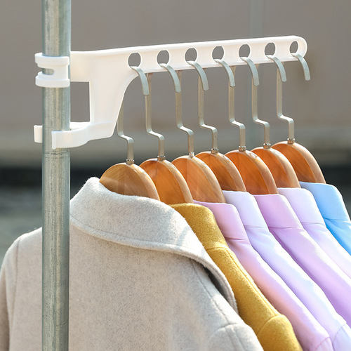Porous clothes hanger hook portable travel clothes drying rack multi-functional business trip travel dormitory student clothes support storage rack