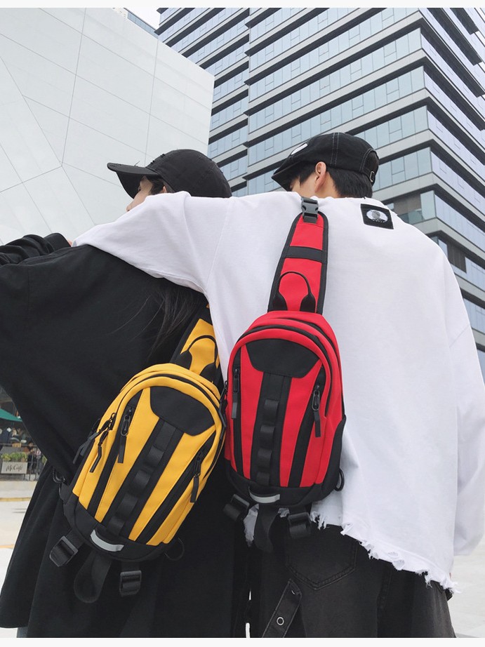 2025 nuevo comercio exterior al aire libre doble uso mochila de moda multifuncional mochila de trampolín oblicuo mochila de trampolín oblicuo