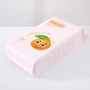 Clown Orange Face Towel, Soft and Skin-Friendly, Disposable Face Towel, Beauty Salon, Daily Household, Portable, Enlarged and Thickened