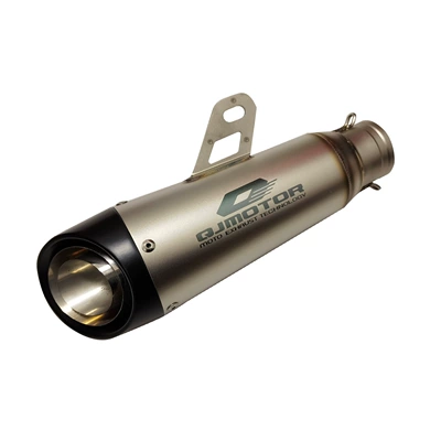 Motorcycle 51mm diameter GM4J R77 Exhaust pipe - 2-51mm-qj-exhausts