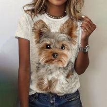 ��ͼ�������Ů��T��3D��ͷ���ļ���װ��T�����¶������пɰ���ӡ