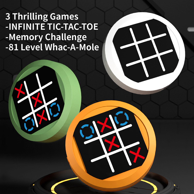 Cross-Border Export Export Tic-Tac-Toe Four-In-One Memory Training Clearance Fun Puzzle Ai Digital Toy Board Game Batch