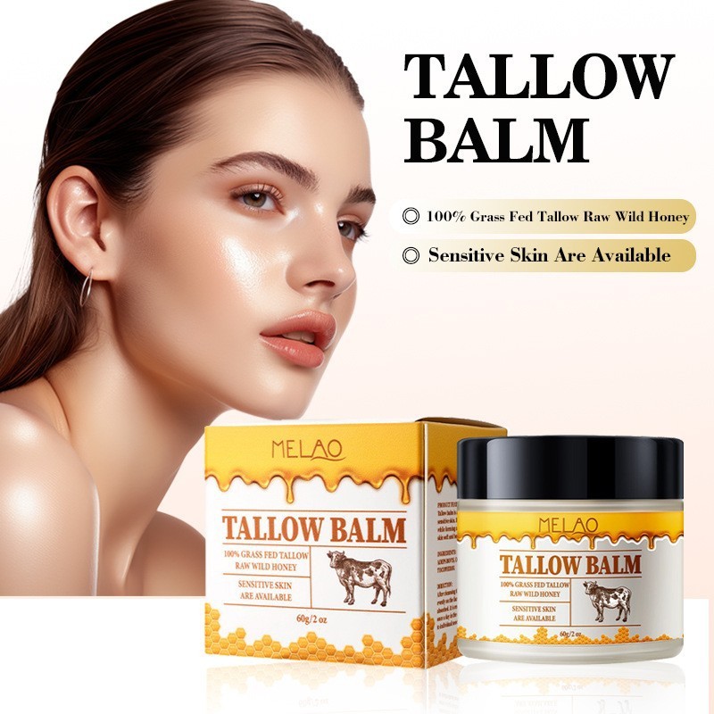 跨境牛脂膏牛油护肤膏防干裂润肤黄油蜂蜜牛脂霜Tallow Blam现货|undefined