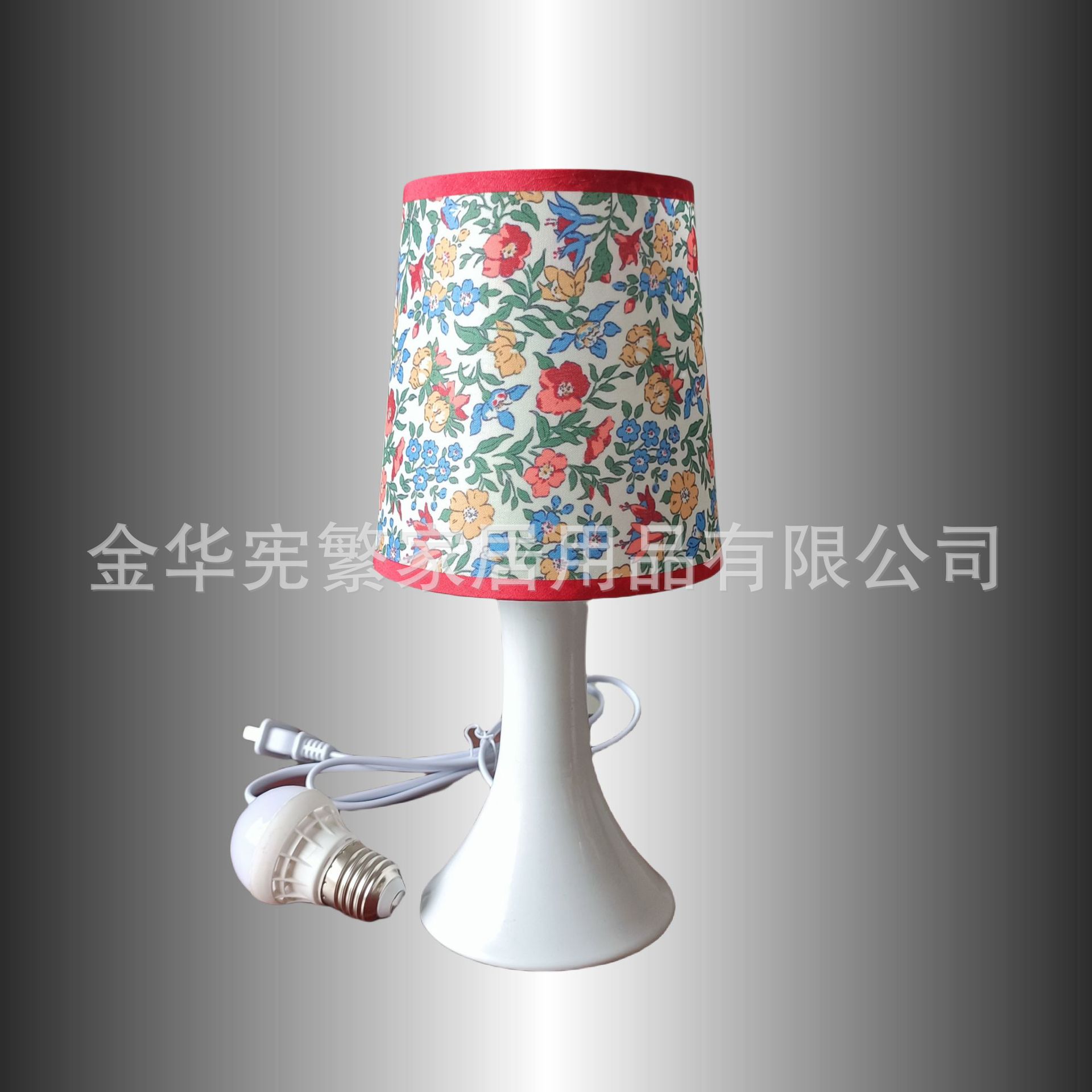 Luz de cabezal de cama dormitorio cálido romántico simple flor de estilo japonés estudio en línea ins decoración de dormitorio de niña lámpara de escritorio