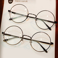 金属圆形眼镜框文艺2021新款原宿潮复古平光镜可配近视眼镜架8890