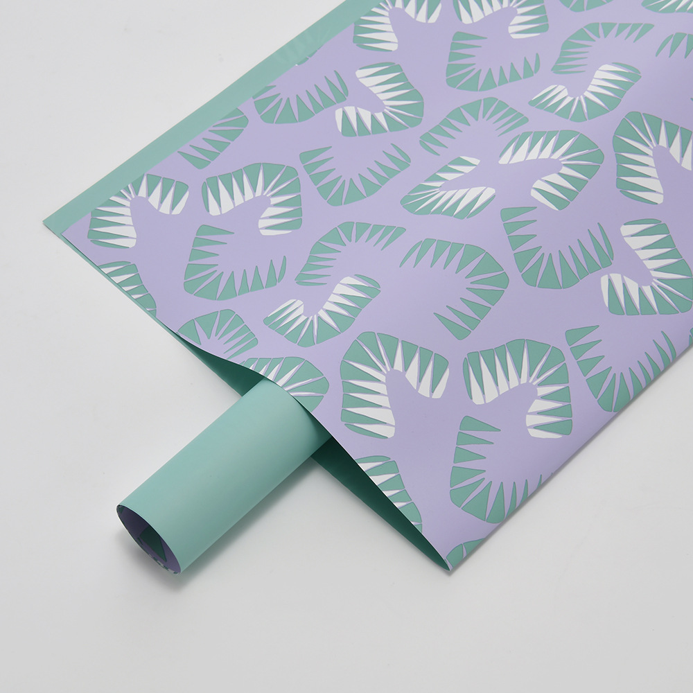 Fábrica de fiestas de flores originales transfronterizas floristas paquetes de flores de papel de embalaje de regalos de floristas de dos colores