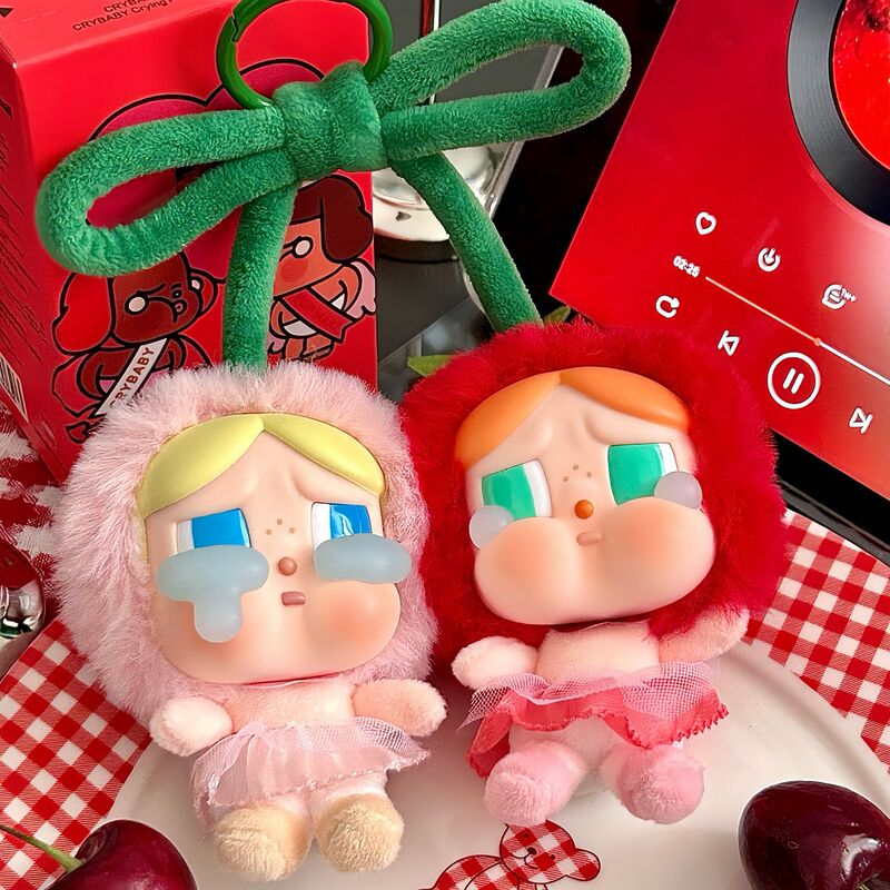 泡マットCRYBABY新製品さくらんぼ泣き人形愛神涙シリーズエナメルぬいぐるみキーホルダー|undefined