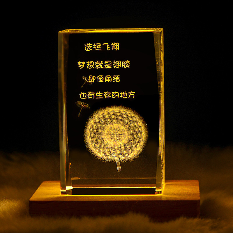 King's Hand Glowing Crystal Night Light for Boyfriend, Classmate, Brother, Meaningful Birthday and Holiday Ornament for Mother's Day