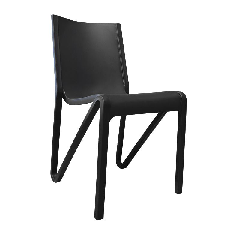 Sillas de comedor de diseño minimalistas modernas sillas de comedor creativas de respaldo sillas de plástico