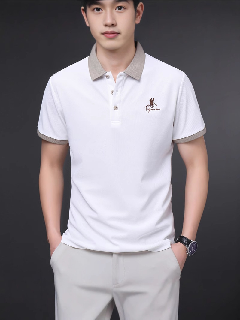 Solid color summer short sleeve T-shirt for leisure