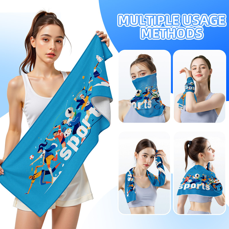 【Marathon Event Cooling Towel】Sports Towel Printed Cooling Towel Quick-Drying Fitness Outdoor Cooling Ice Towel 【Marathon Event Cooling Towel】Sports Towel Printed Cooling Towel Quick-Drying Fitness Outdoor Cooling Ice Towel