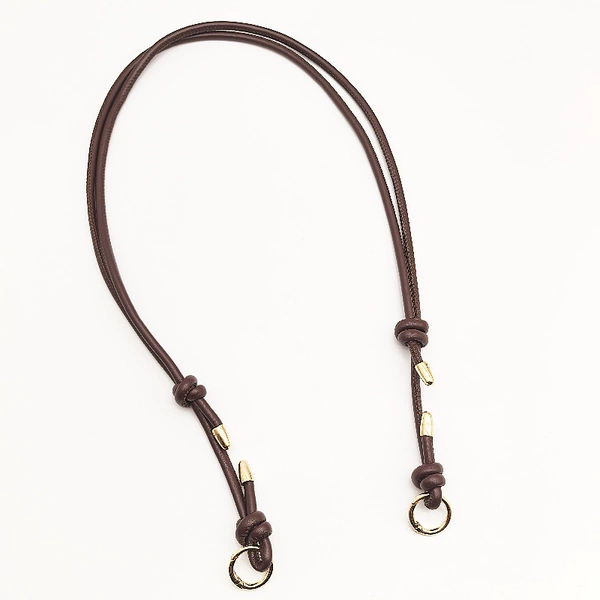 Dark brown gold buckle