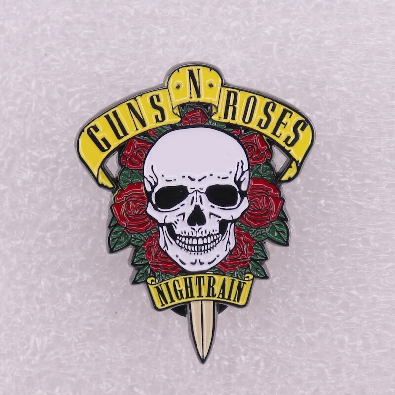 European and American Rock Band Series Metal Brooch Collection Set, Enamel Badges, Clothing Accessories for Music Enthusiasts European and American Rock Band Series Metal Brooch Collection Set, Enamel Badges, Clothing Accessories for Music Enthusiasts