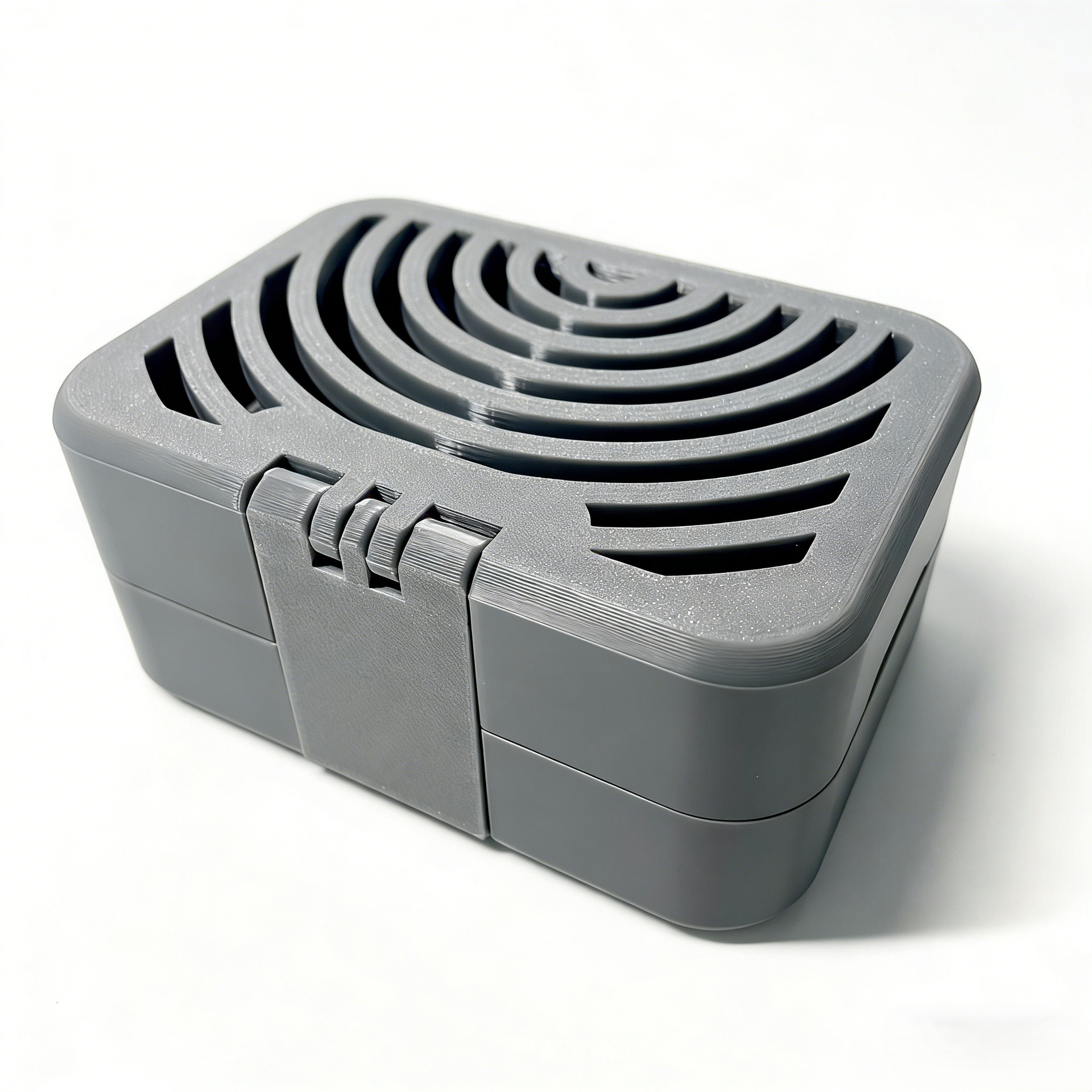 3D-Printed Modern Minimalist Car Fragrance Box, Effectively Removes Odors and Freshens the Car Interior, Compatible with Solid Soap and Balm
