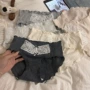 蕾丝木耳边抗菌女生内裤