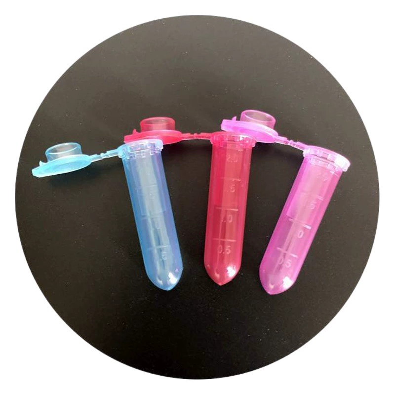 Круглая Нижняя трубка центрифуги масштаба 2 мл с пробкой центрифуги 500 цвета крышки 2 мл/баг в различных цветах
