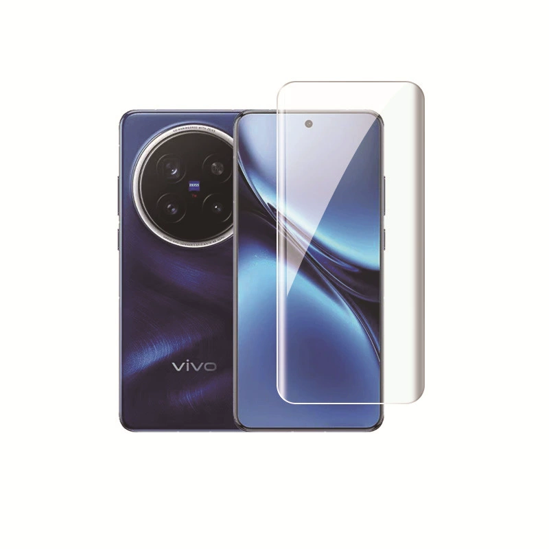 Подходит для vivo X200ultra изогнутое закалённое стекло с УФ-отверждением, оптическое, с ультразвуковой разблокировкой, защитная плёнка для мобильного