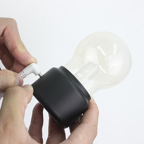 Cross-border hot selling light bulb lamp USB charging desktop office desk night light retro light bulb shape night light