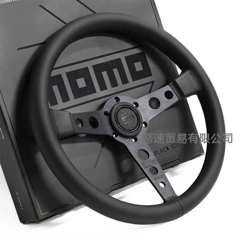 Трансграничные горячие продажи momo рулевое колесо p5 модификация 14-дюймовый кожаный гоночный автомобиль