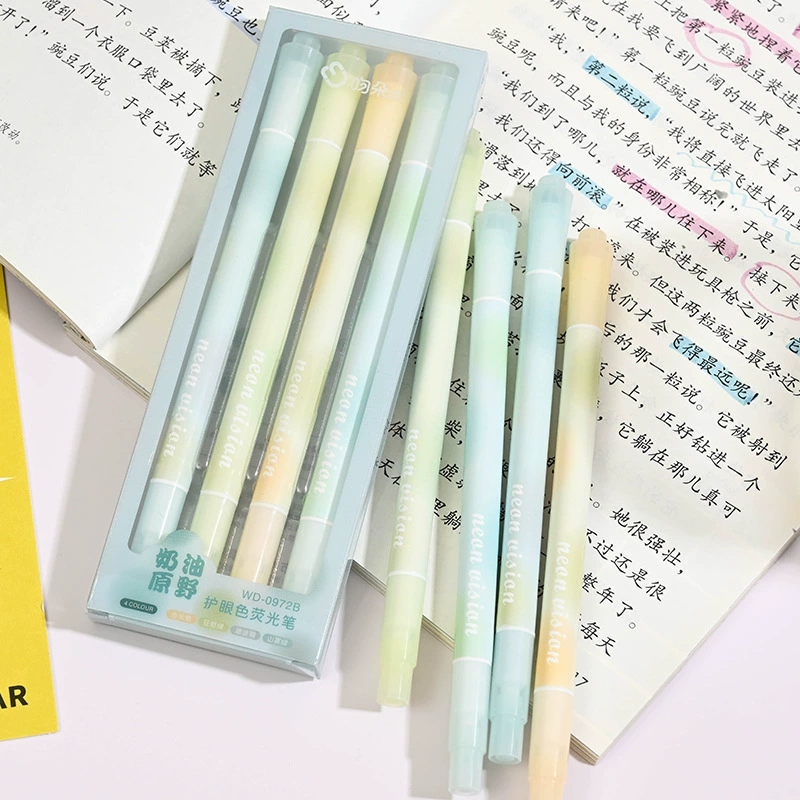 Fluorescence high quality coloured pencils for elementary school students, eyes protection, wide color palette