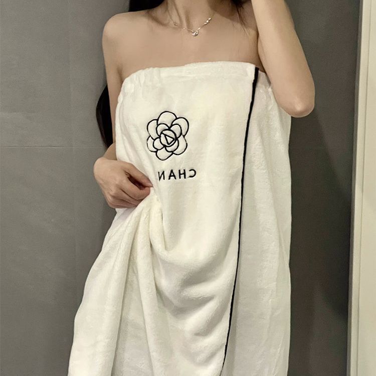 여성용 랩 목욕 타월 새로운 스타일 드라이 헤어 캡 웨어러블 타월 인스 타 그램 스타일 대형 목욕 스커트 가정용 동백 꽃 3 피스 목욕 세트