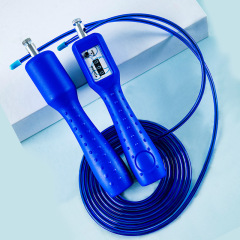 6533廠家直銷中考訓練跳繩自動計數跳繩耐磨防滑跳繩競速鋼絲跳繩