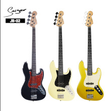 批发爵士贝斯吉他 jazz bass guitar 初学者入门电贝司实木电声4