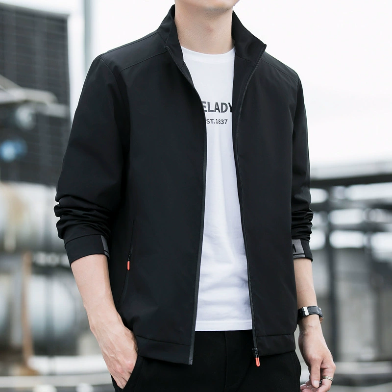 Весенне-осенняя мужская куртка с капюшоном Мужская куртка Executive Jacket Мужская модная ветровка Повседневный спортивный бейсбольный костюм