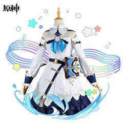 Genshin Impact cos suit initial five-star dark pattern Barbara cos full set cosplay costume for women