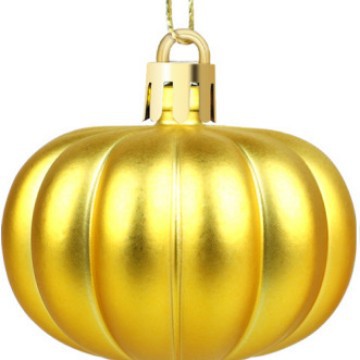 Transfronterizo Halloween Ghost Day calabaza colgante bola de Navidad colgante impresa pintada bola mate 12