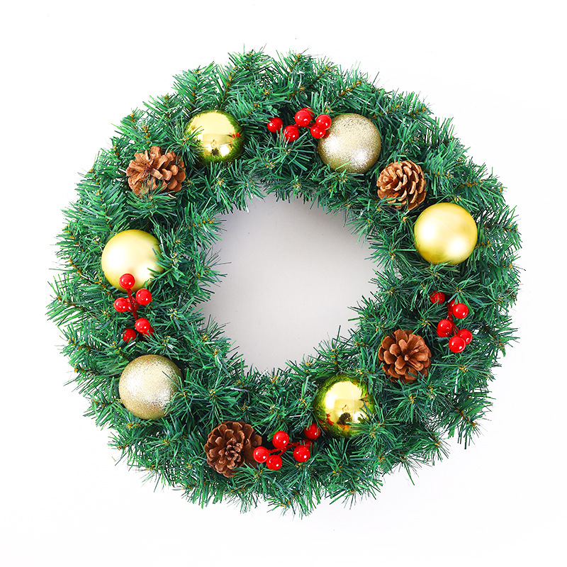 Amazon popular guirnalda de Navidad ratán 40/50/60cm decoración de Navidad Garland decoración escena diseño